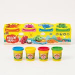 Pâte à modeler Color Mud – Coffret de 4 couleurs