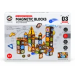 Magnetic Blocks 132 Pièces – Jeu de Construction Magnétique