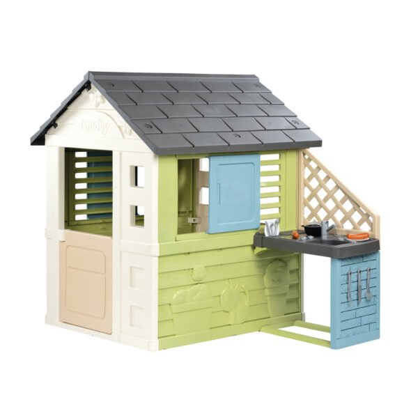 Maison Smoby Life Pretty avec Cuisine d'Été – Maisonnette Enfant
